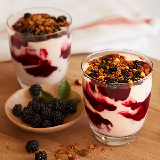 Breakfast Raspberry Yogurt Fool