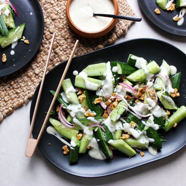 Cucumber &amp; Walnut Salad with Yogurt Dressing | EasiYo Australia - EasiYo AU