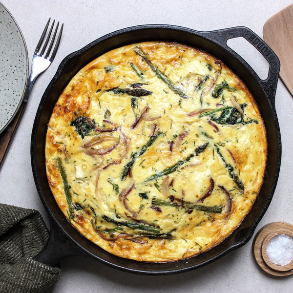 Asparagus, Feta &amp; Yogurt Frittata - EasiYo AU