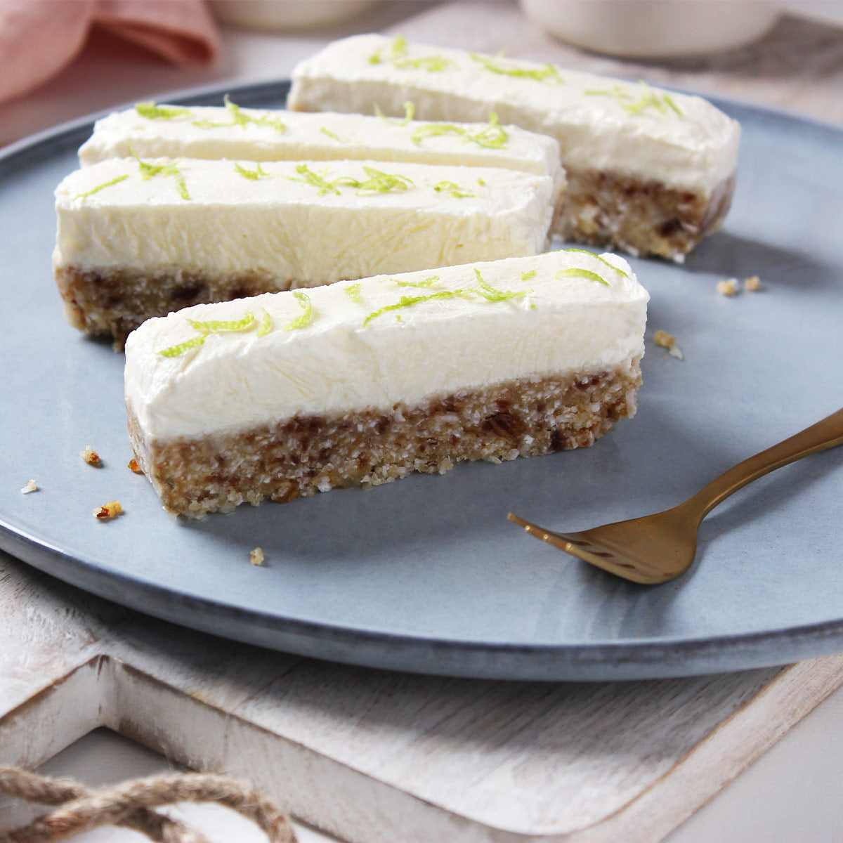 No-bake Coconut & Lime slice