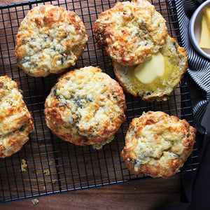 Blue Cheese and Sage Scones