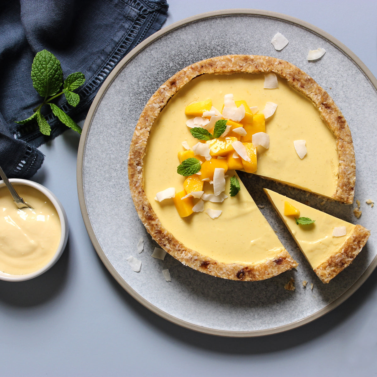 Tropical Yogurt Tart